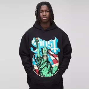 Oversized Boxy Acid Wash Hoodie