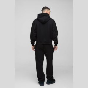 Oversized Mesh Layer Varsity Printed Gusset T-Shirt & Jogger Set