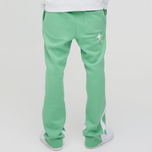 Extreme Wide Leg Man Colour Block Joggers