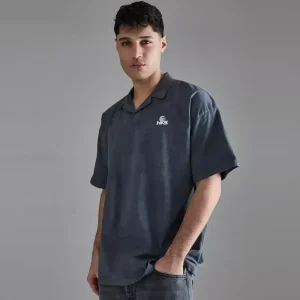 Oversized Washed Revere Polo