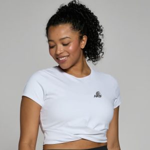 Women's Tempo Seamless Crop Top - Black
