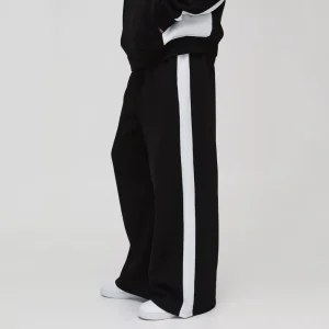 Relaxed Fit Washed Rhinestone Joggers