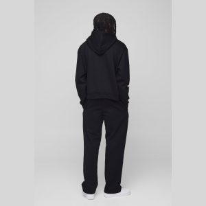 Oversized Man Colour Block Short Tracksuit