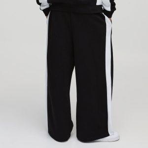 Relaxed Fit Washed Rhinestone Joggers