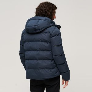 Hooded Sports Puffer Jacket