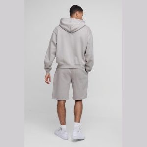 Oversized Interlock T-shirt And Jogger Tracksuit